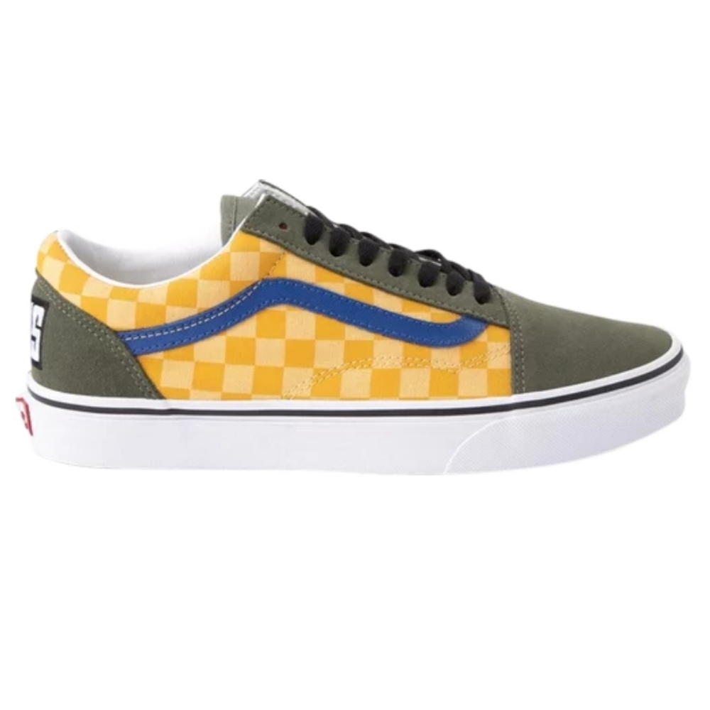 VANS Old Skool OTW Off the Wall Rally - Yellow Green Men's/Youth Sz 5 Wmn's Sz 7